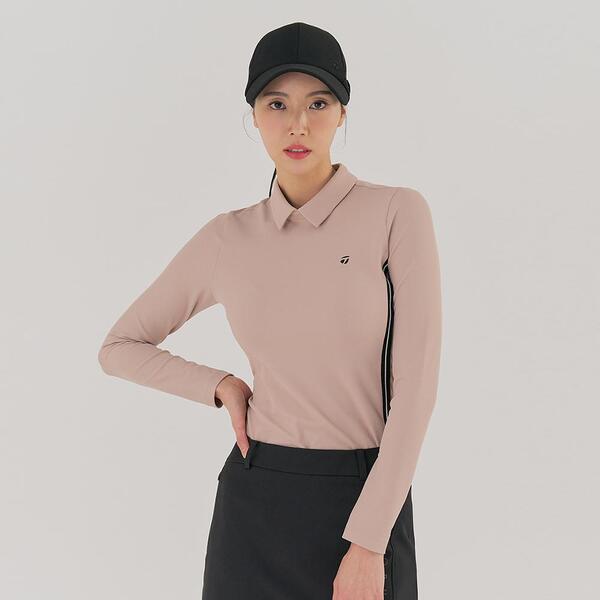 [테일러메이드] 여성 시보리 포인트 카라 티셔츠 TWTYM5241-509