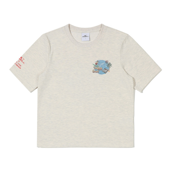 [오닐] 24SS 여성 서피비치 반팔 티셔츠 OWTRN6451-188