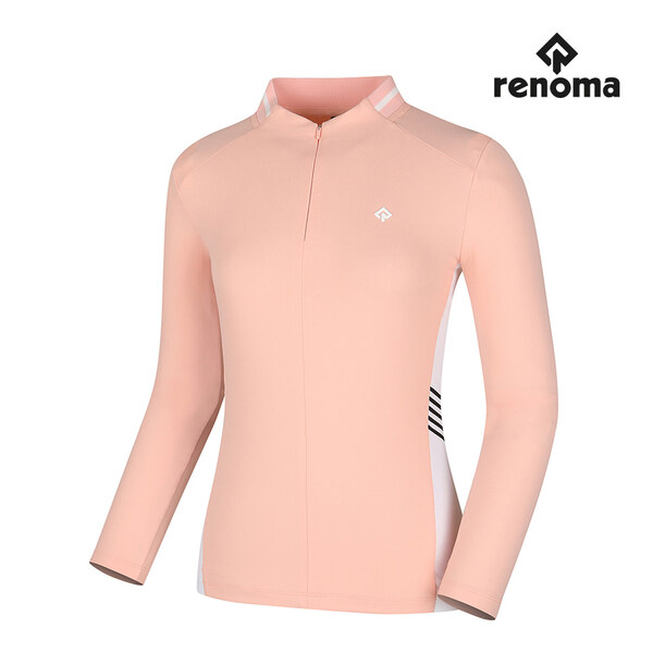 [레노마골프] [FW] 여성 넥변형 반집업 긴팔 티셔츠 RWTYJ7110-307